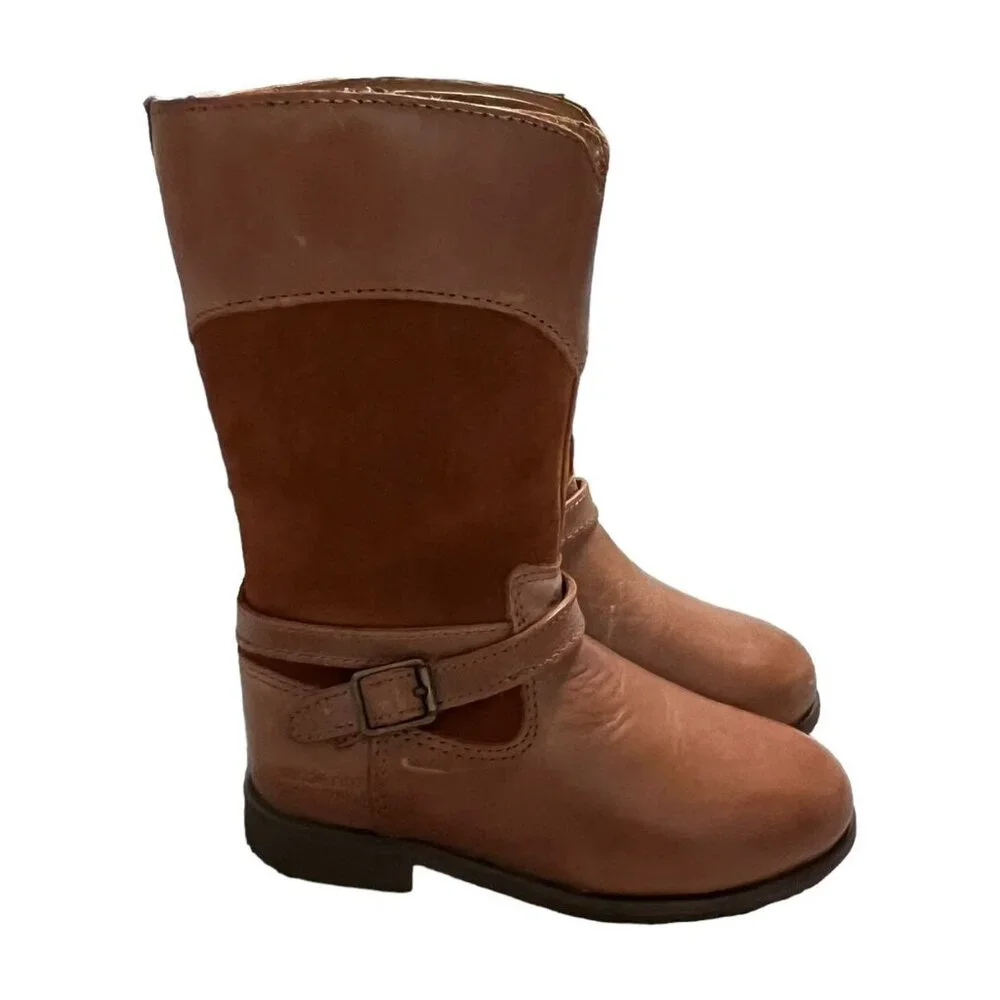 NEW Stride Rite 8W Tan Juliette Boots